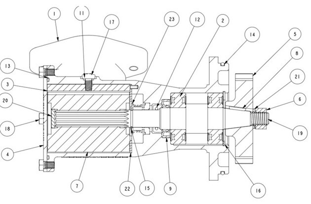Jabsco 50690-0101A and 50690-0101A Parts List