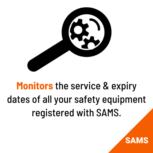SAMS safety asset management monitors