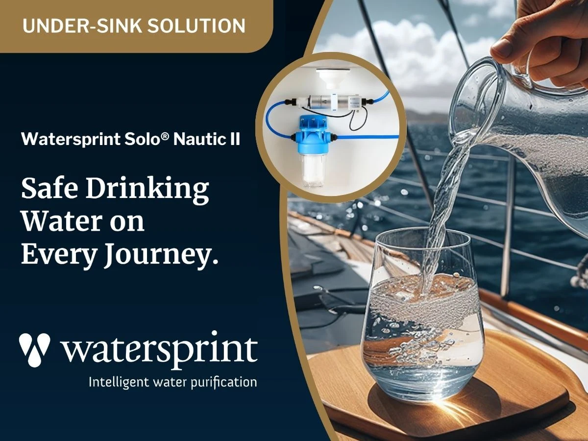 Watersprint under counter water purificiation systems for boats and RVs