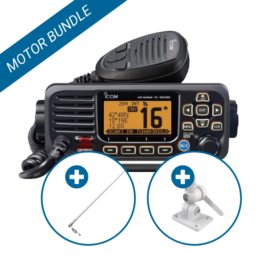 Icom VHF Antenna Bundle for Motorboats