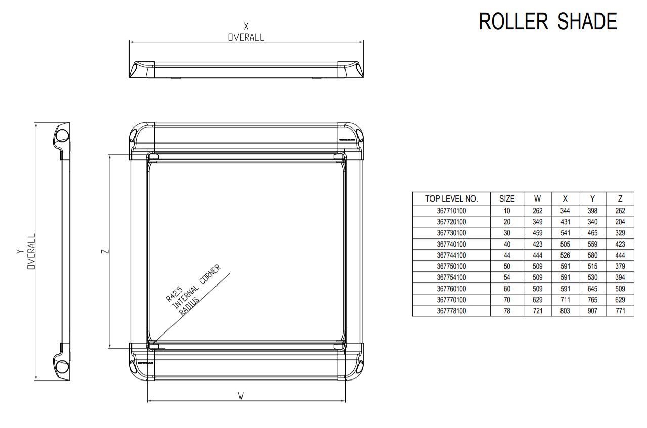 Lewamr Roller Blind - All sizes