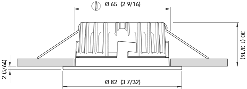Quick UK LED CAL 6W 1030 SATIN D00 1P