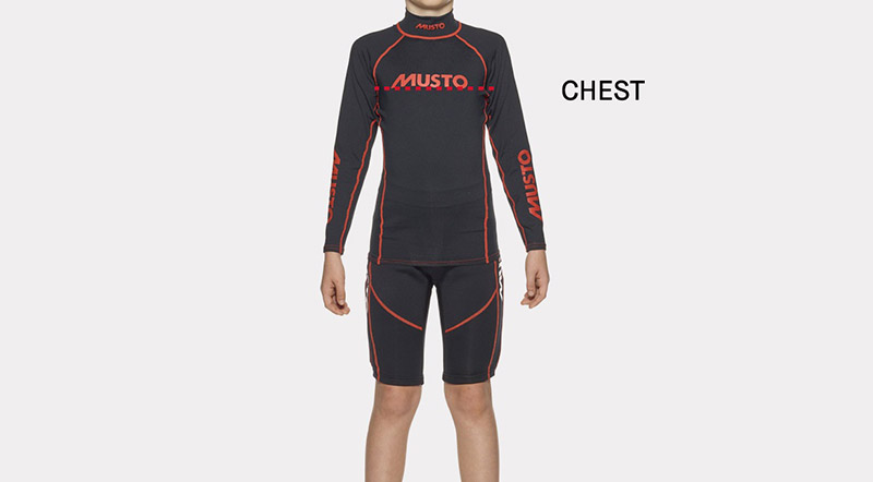 Musto junior sizing