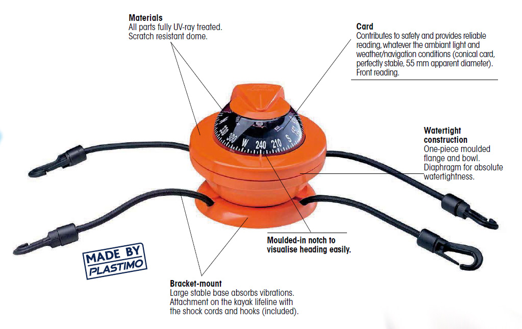 Plastimo Offshore 55 Kayak Compass