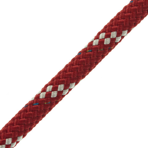 Polyropes Proline Main Halyard Line Red inc Shackle 8mm x 30m - CH Marine