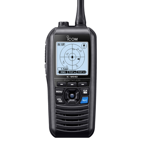 ICOM M94DE Handheld VHF/DSC Radio with built-in AIS Receiver