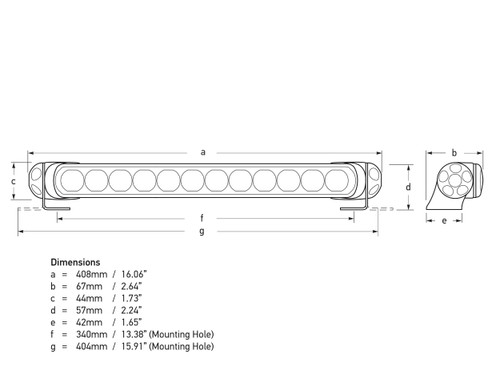 Sea Hawk-XLB Dimensions