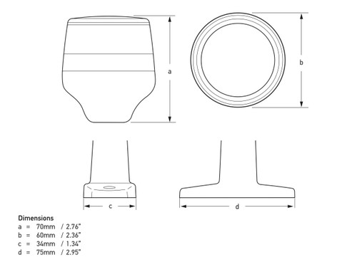 Lamp and Mounting Dimensions