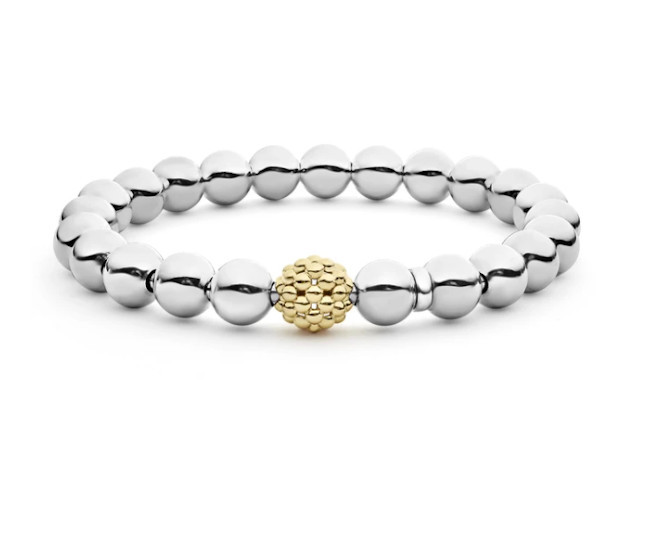 STRETCH GOLD BEAD BRACELET [2YSBR9231]