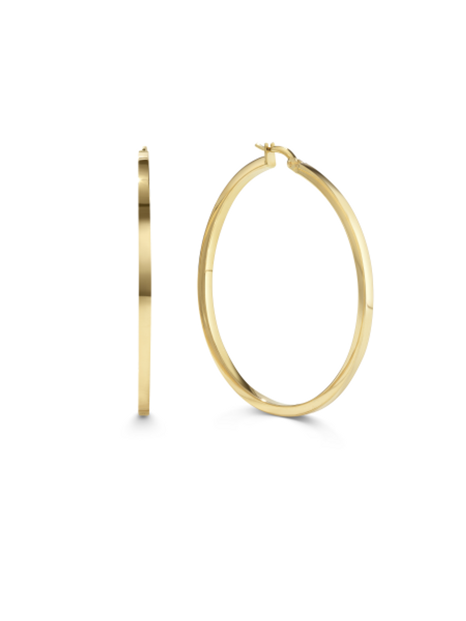 Mini Hoop Earrings / 9K and 18K Solid Gold – NYRELLE