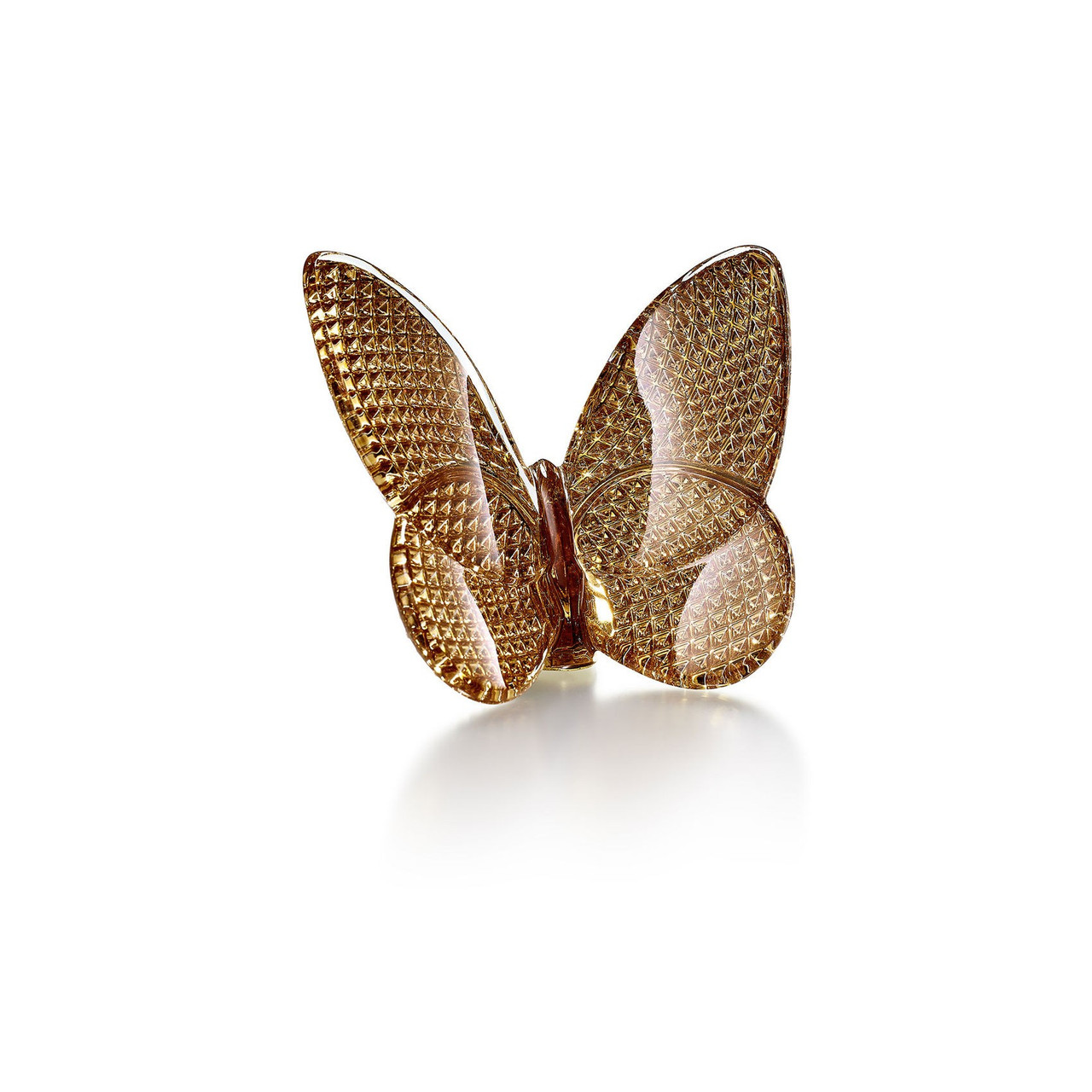 新品 Baccarat クリスタル ラッキーバタフライ GOLD パピヨン Papillon Lucky Gold Diamond Butterfly | Lux Bond & Green