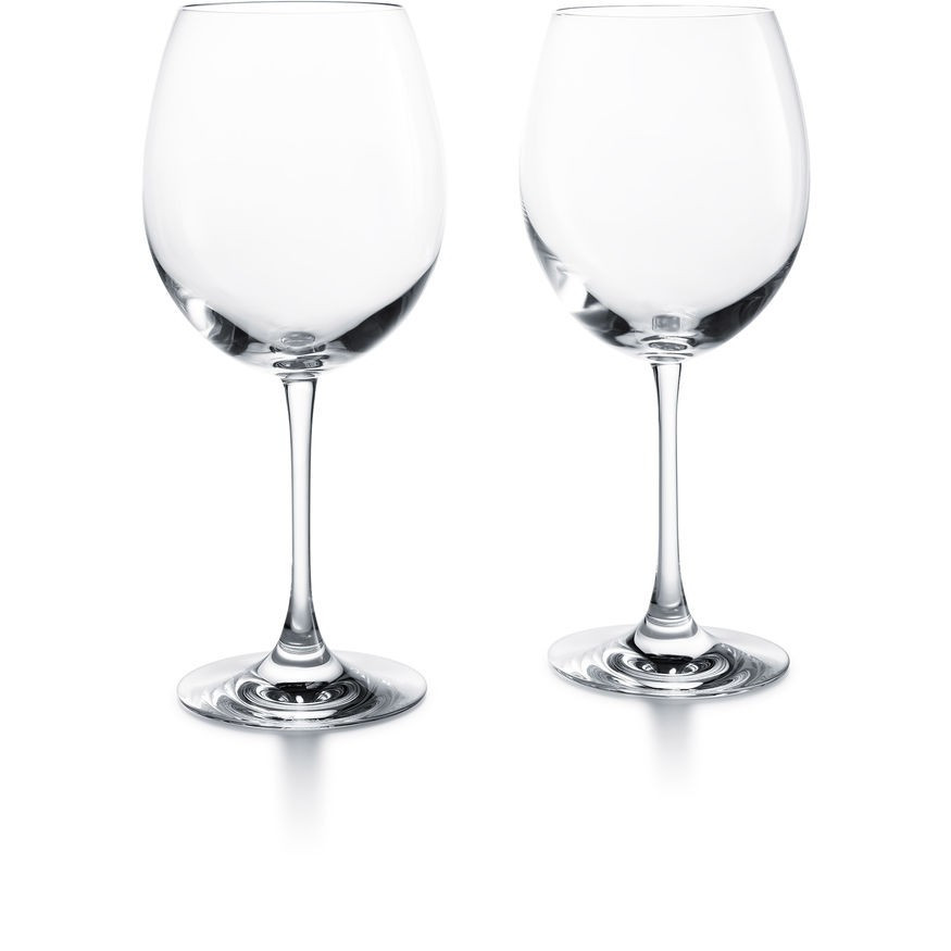 Baccarat Bourgogne Base クリスタルガラス Grand Bordeaux Set of 2 | Lux Bond & Green