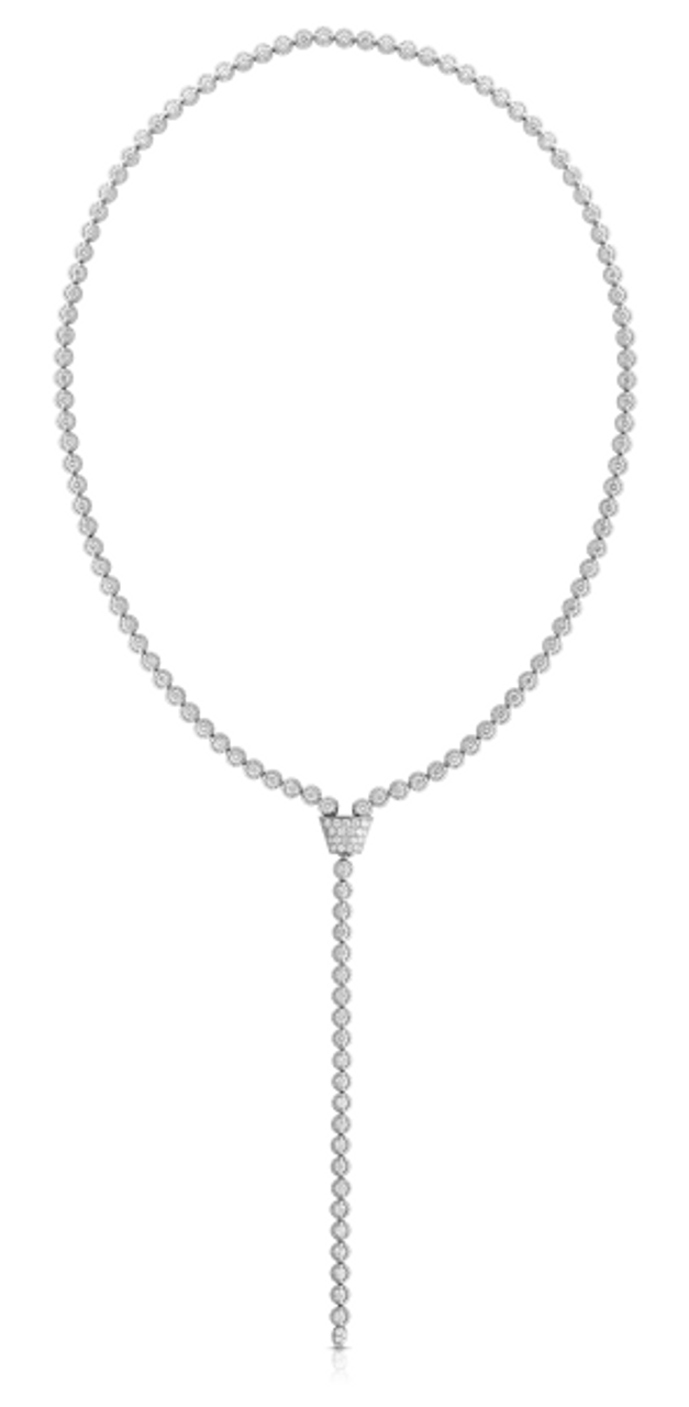 Cento Diamond Zipper Necklace