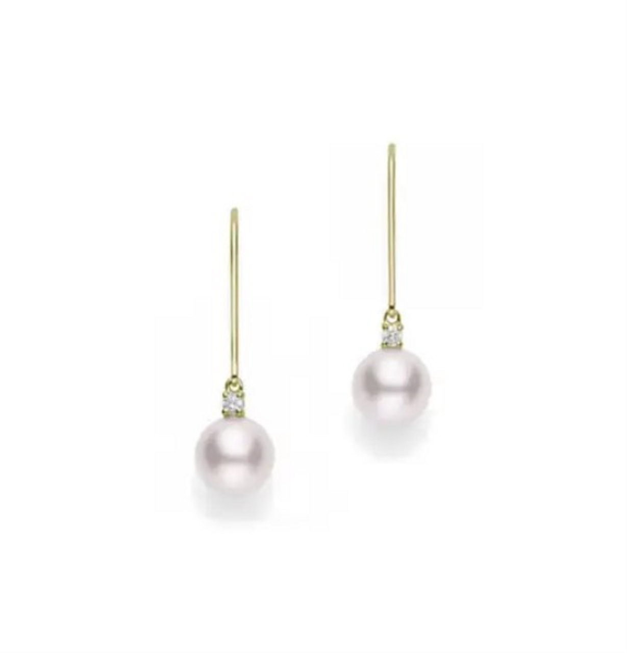 Mikimoto Morning Dew Diamond & Pearl Earrings | Nordstrom | Pearl earrings,  Pearl and diamond earrings, Online earrings