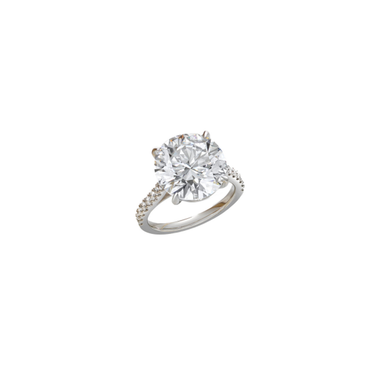 Round Diamond Engagement Ring | Lux Bond & Green