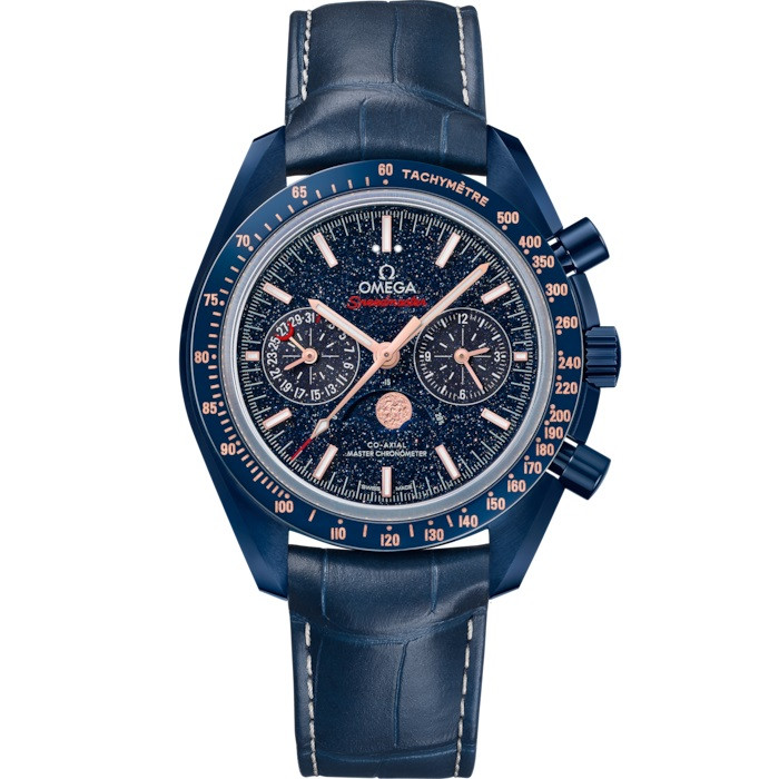 OMEGA Speedmaster Moonwatch ブルー Speedmaster Moonphase 'Blue Side of the Moon' Watch | Lux Bond & Green
