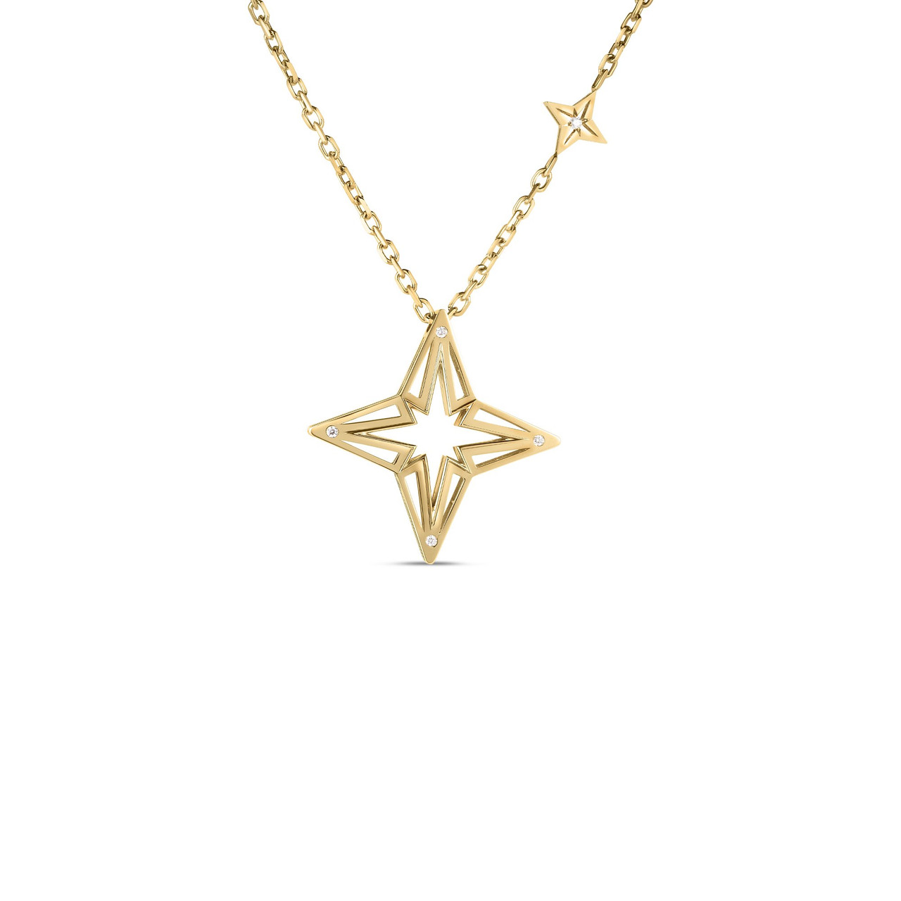 Stardust Diamond Star Necklace | Lux Bond & Green