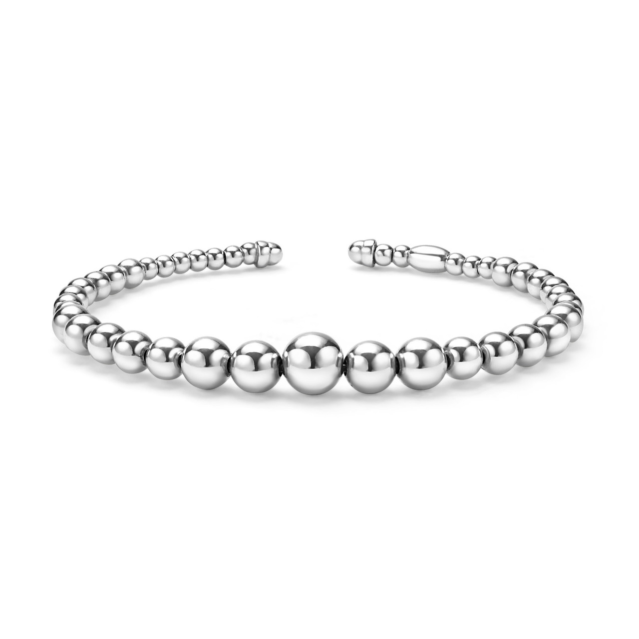 Caviar Ball Cuff Bracelet | Lux Bond & Green