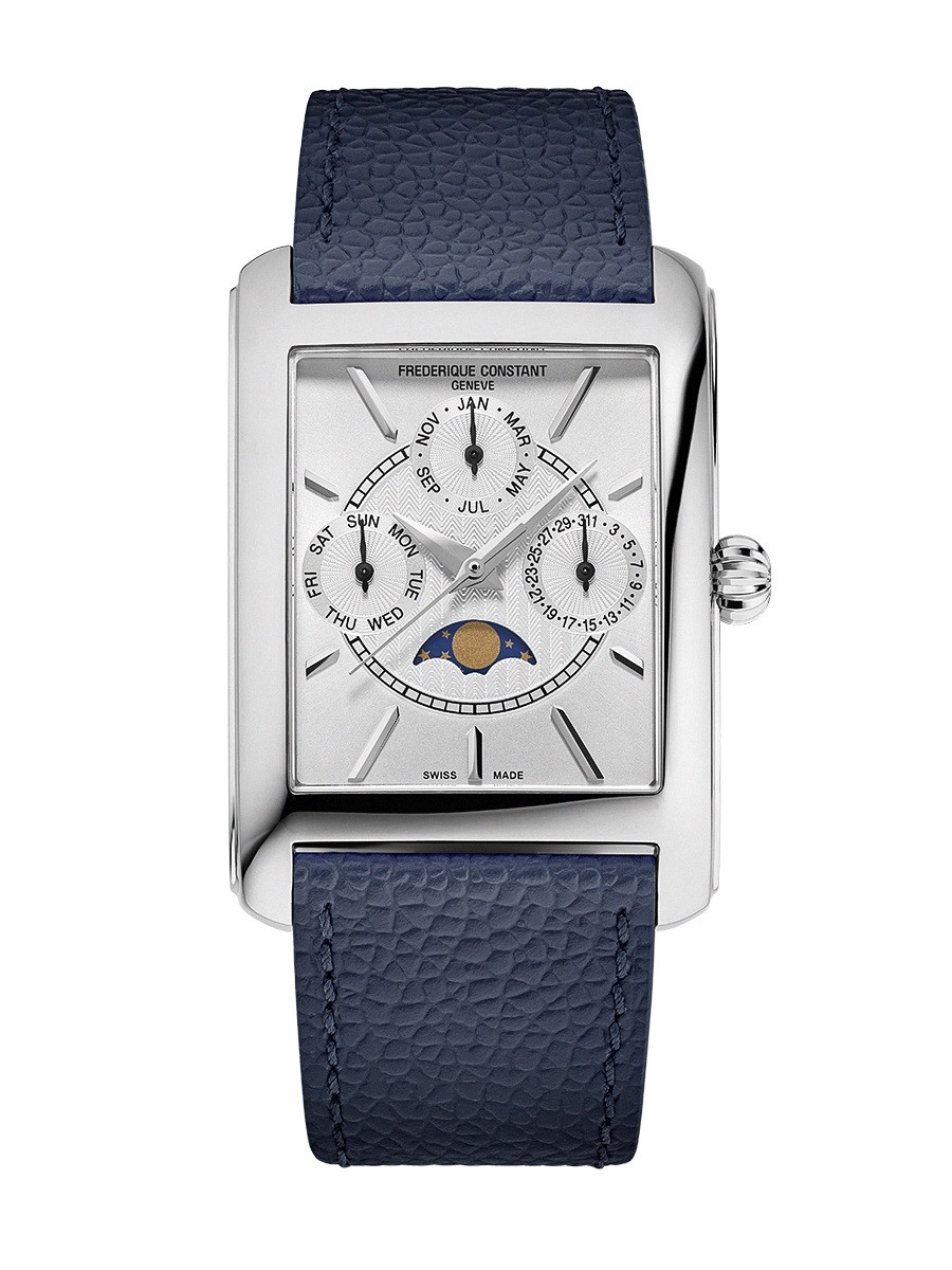 カルミア｜moon weekly & saving Classics Carree Calendar Moonphase Watch | Lux Bond & Green