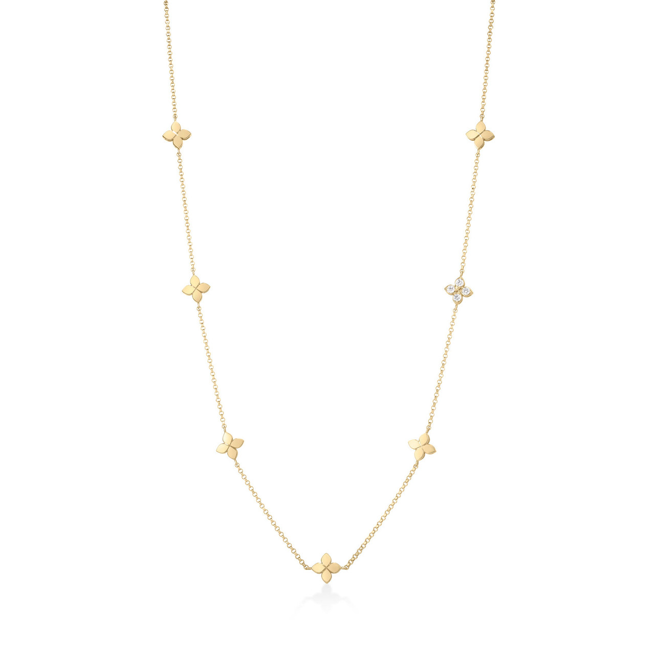 Love in Verona Diamond Station Necklace [JNOTH1302]