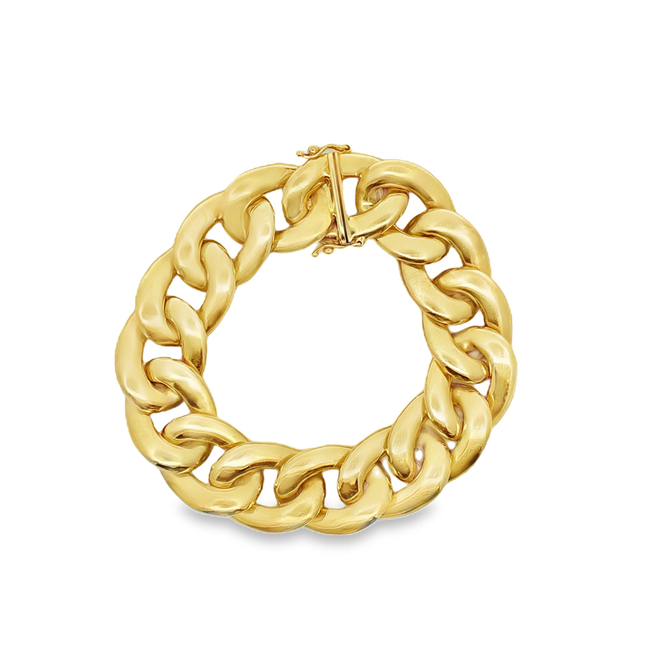 Estate Chiampesan Curb Link Bracelet, Italy | Lux Bond & Green