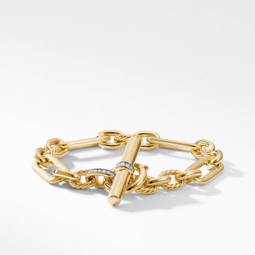 Lexington Chain Bracelet with Pave Diamonds [1BADX2945]