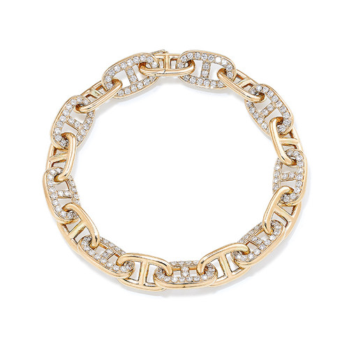 Diamond Mariner Link Bracelet [1BADX3112]
