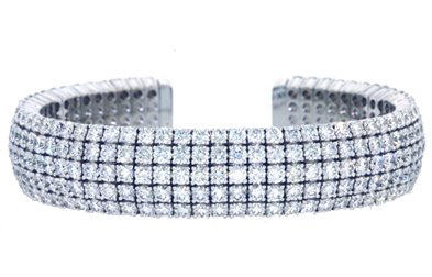 Diamond Cuff Bracelet [1BNGL0250]