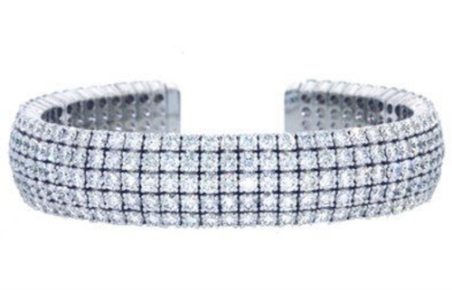 Diamond Bangle Bracelet [1BNGL0250]