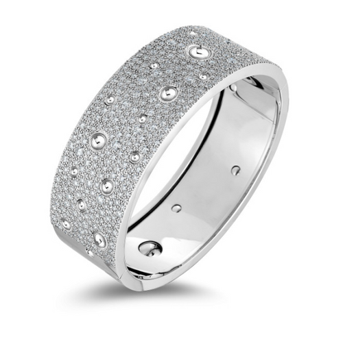 Pois Moi Diamond Bangle Bracelet [1BNGL0811]