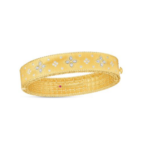 Princess Diamond Bangle Bracelet [1BNGL0877]