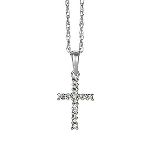 Diamond Cross Pendant [1DCRS0005]