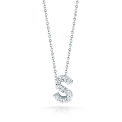 Tiny Treasures Diamond Letter S .05ctw [1DFAD2924]