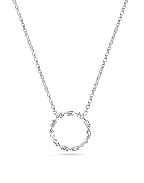 Diamond Pendant in 14k White Gold [1DFAD4163]