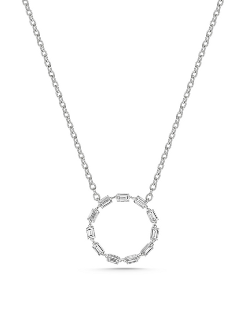 Diamond Pendant in 14k White Gold [1DFAD4163]