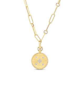 Venetian Diamond Pendant Necklace [1DFAD4293]