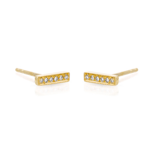 Diamond Earrings in 14k Yellow Gold [1EAD11292]