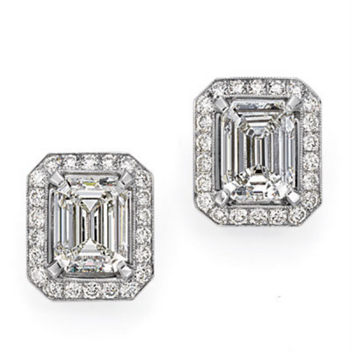 Diamond Earrings in Platinum [1EADX2824]