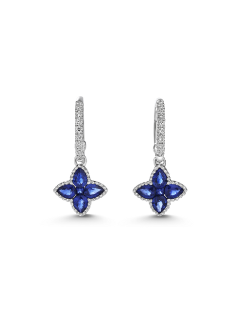 Sapphire and Diamond Earrings [1ESDX0816]