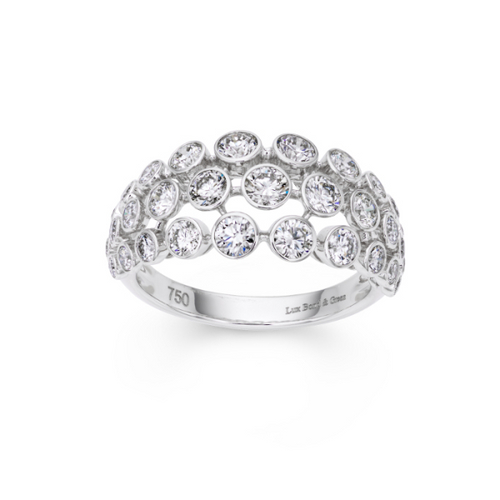 Diamond Fashion Ring in 18k White Gold [1FADX3075]