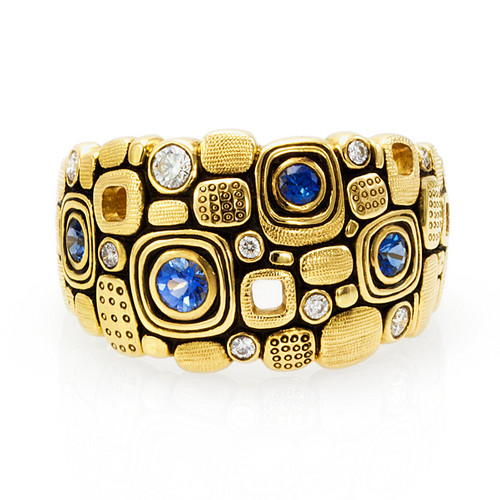 Sapphire and Diamond Ring [1FSDX1302]