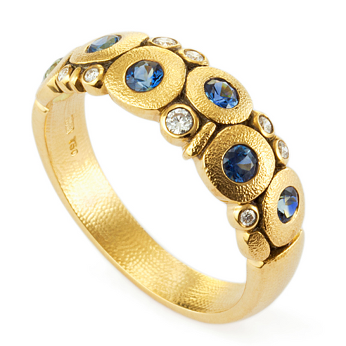 Sapphire and Diamond Ring [1FSDX1653]