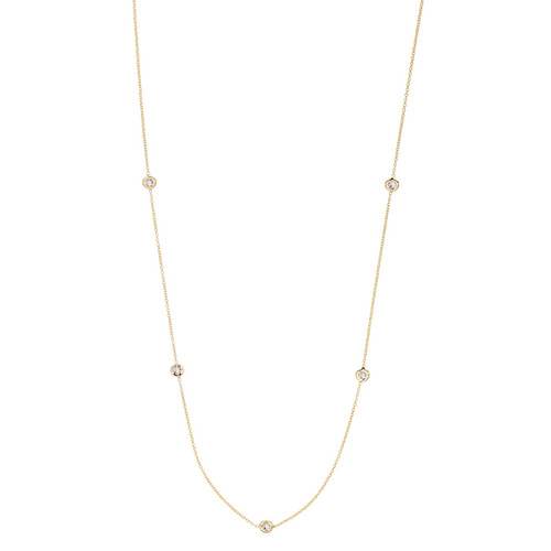 Diamond Station Necklace [1NDBY0005]