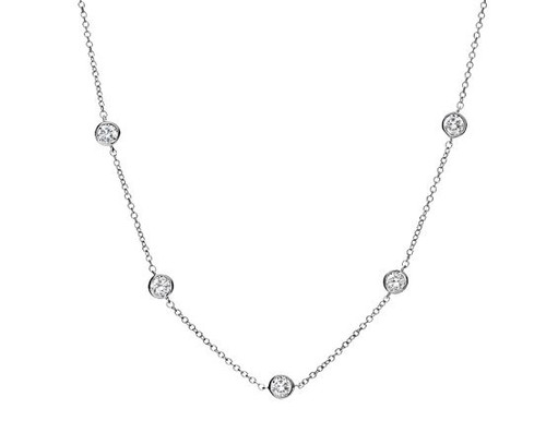 Diamond by the inch Station Necklace [1NDBY0200]