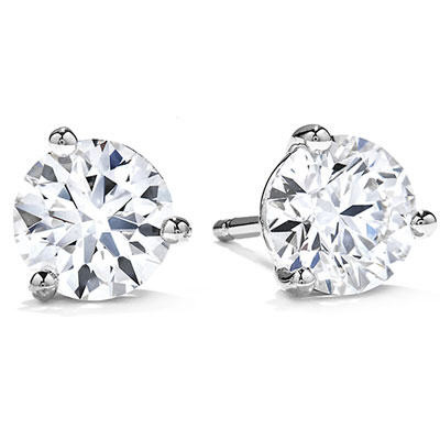 Diamond Solitaire Stud Earrings, .96 [1SHOF0014]