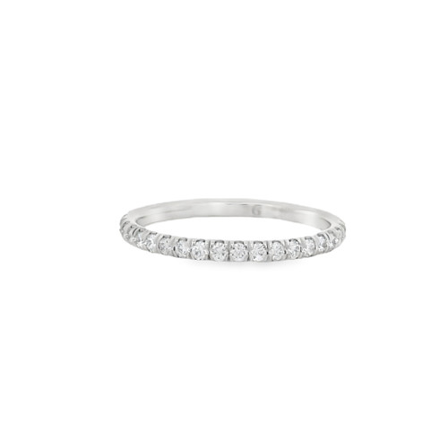18K WHITE GOLD DIAMOND BAND [1WADX5022]