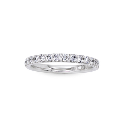 18K WHITE GOLD Diamond Wedding Ring [1WADX5023]