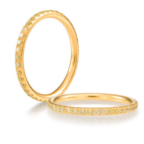 Yellow Diamond Eternity Ring [1WETR0499]