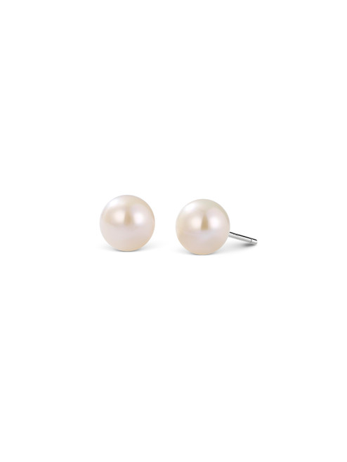 Freshwater Cultured Pearl Earrings [2CPFE0190]
