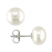 Freshwater Cultured Pearl Earrings [2CPFE0191]